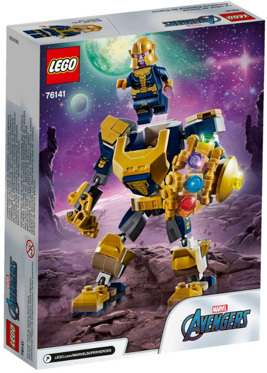 Box Rückansicht: LEGO Super Heroes 76141 Thanos Mech