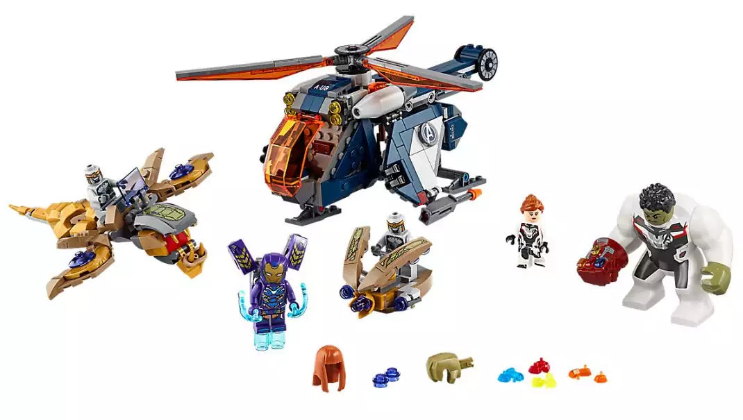 Inhalt: LEGO Super Heroes 76144 Avengers Hulk Helikopter Rettung