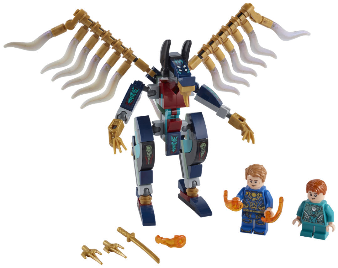 Inhalt: LEGO Super Heroes 76145 Luftangriff der Eternals