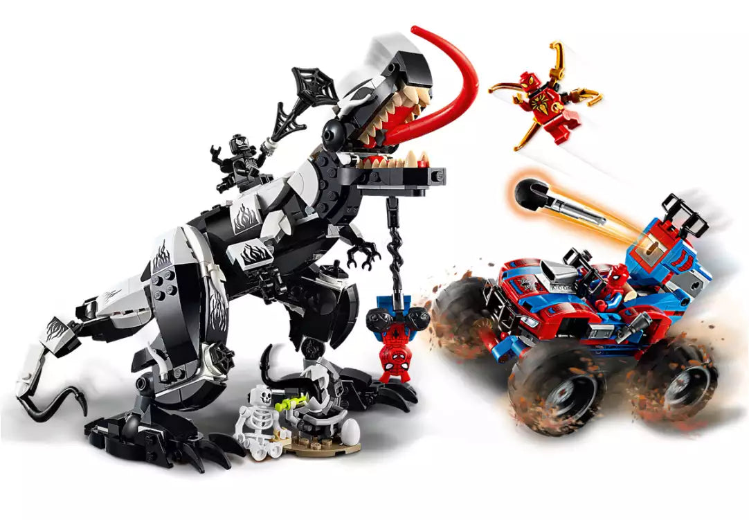 Inhalt: LEGO Super Heroes 76151 Hinterhalt des Venomosaurus