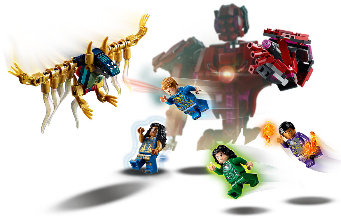 Detail 1: LEGO Super Heroes 76155 The Eternals: In Arishems Schatten