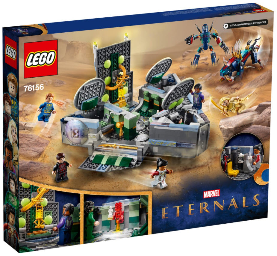 Box Rückansicht: LEGO Super Heroes 76156 Aufstieg des Domo