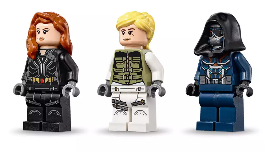 Minifiguren: LEGO Super Heroes 76162 Black Widows Hubschrauber-Verfolgungsjagd