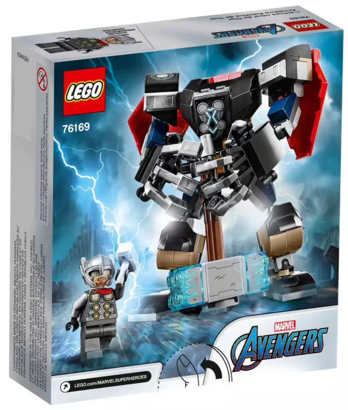Box Rückansicht: LEGO Super Heroes 76169 Thor Mech