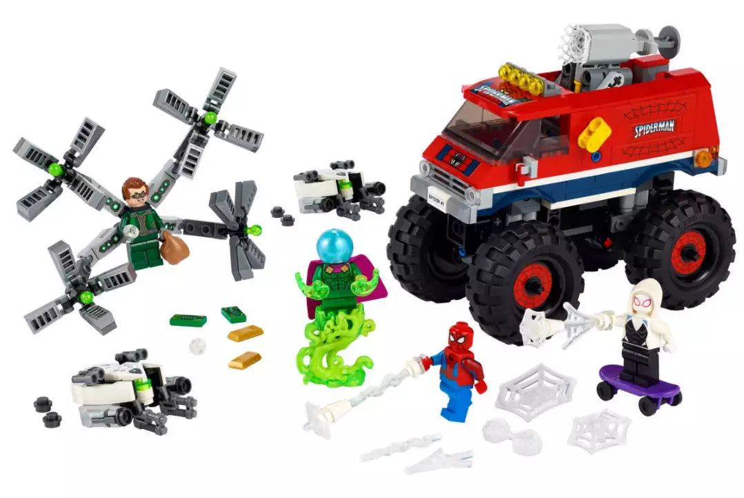 Inhalt: LEGO Super Heroes 76174 Spider-Mans Monstertruck vs. Mysterio