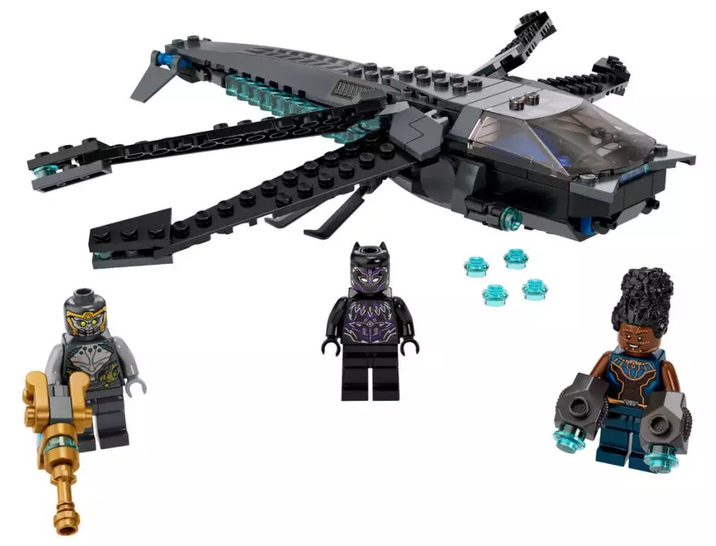 Inhalt: LEGO Super Heroes 76186 Black Panthers Libelle