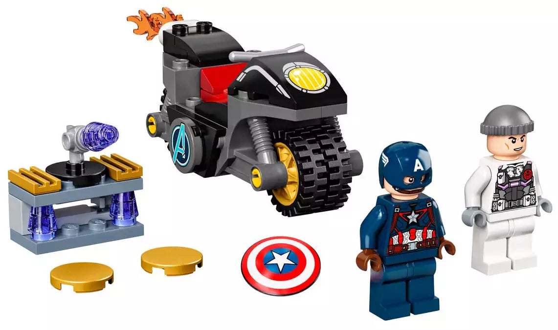 Inhalt: LEGO Super Heroes 76189 Duell zwischen Captain America und Hydra