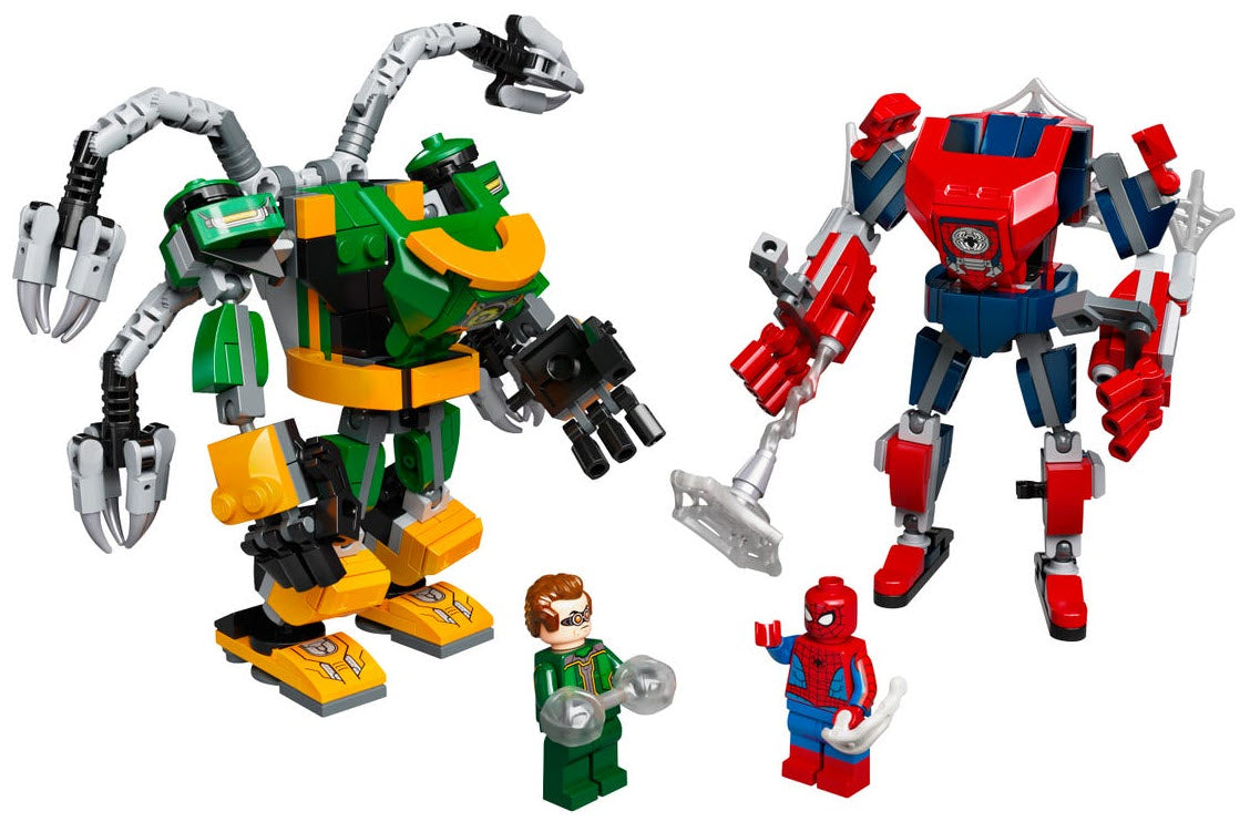 Inhalt: LEGO Super Heroes 76198 Mech-Duell zwischen Spider-Man & Doctor Octopus