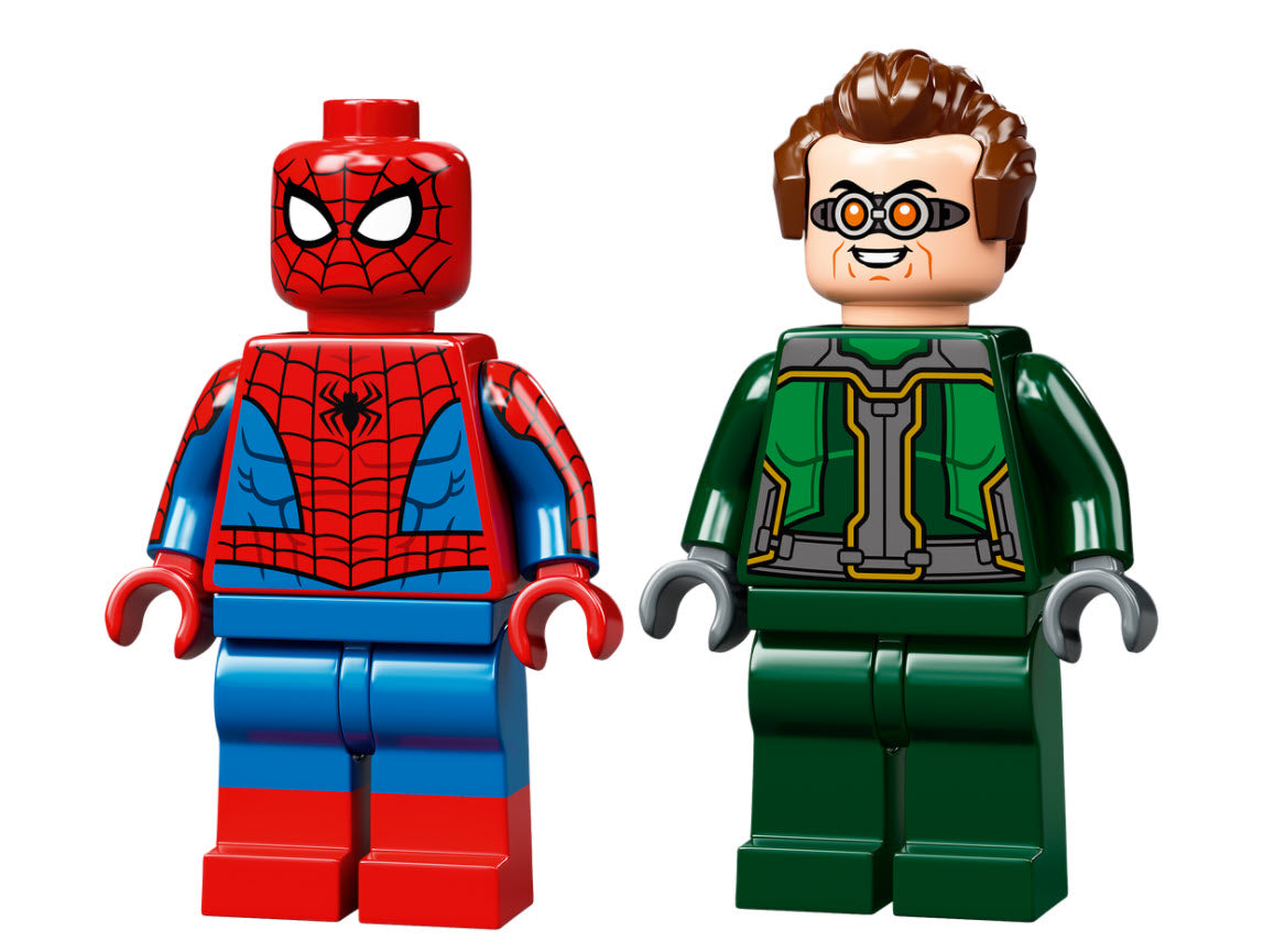 Minifiguren: LEGO Super Heroes 76198 Mech-Duell zwischen Spider-Man & Doctor Octopus