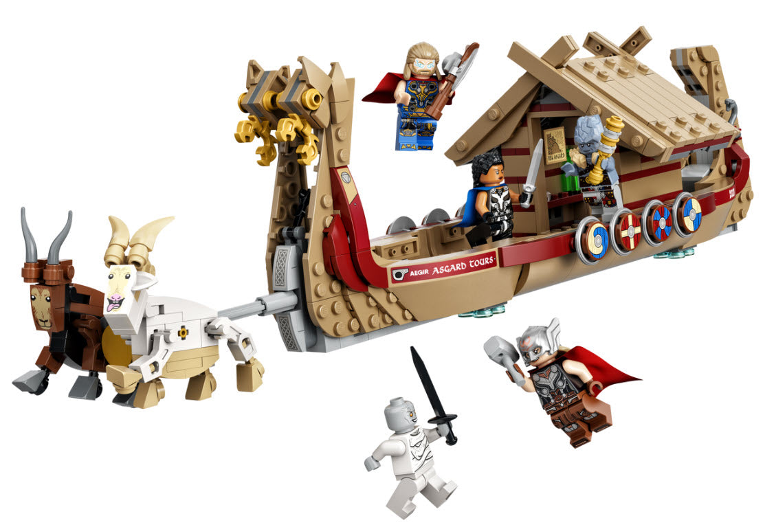 Inhalt: LEGO Super Heroes 76208 Das Ziegenboot