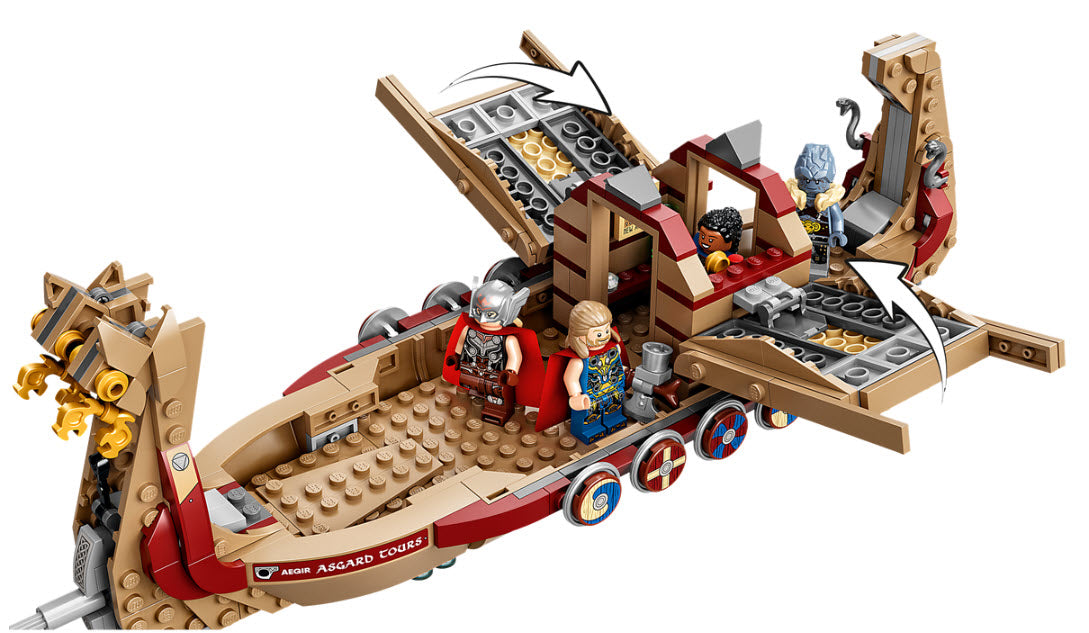 Detail 2: LEGO Super Heroes 76208 Das Ziegenboot