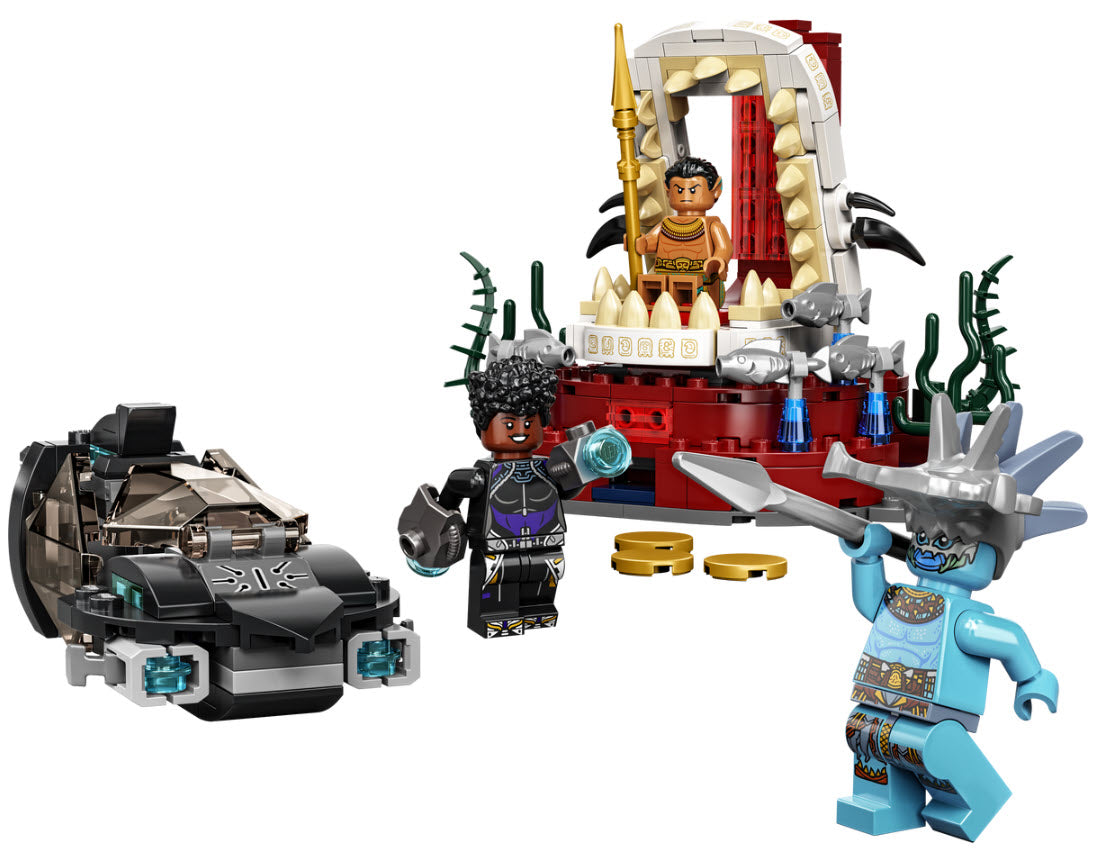 Inhalt: LEGO Super Heroes 76213 König Namors Thronsaal