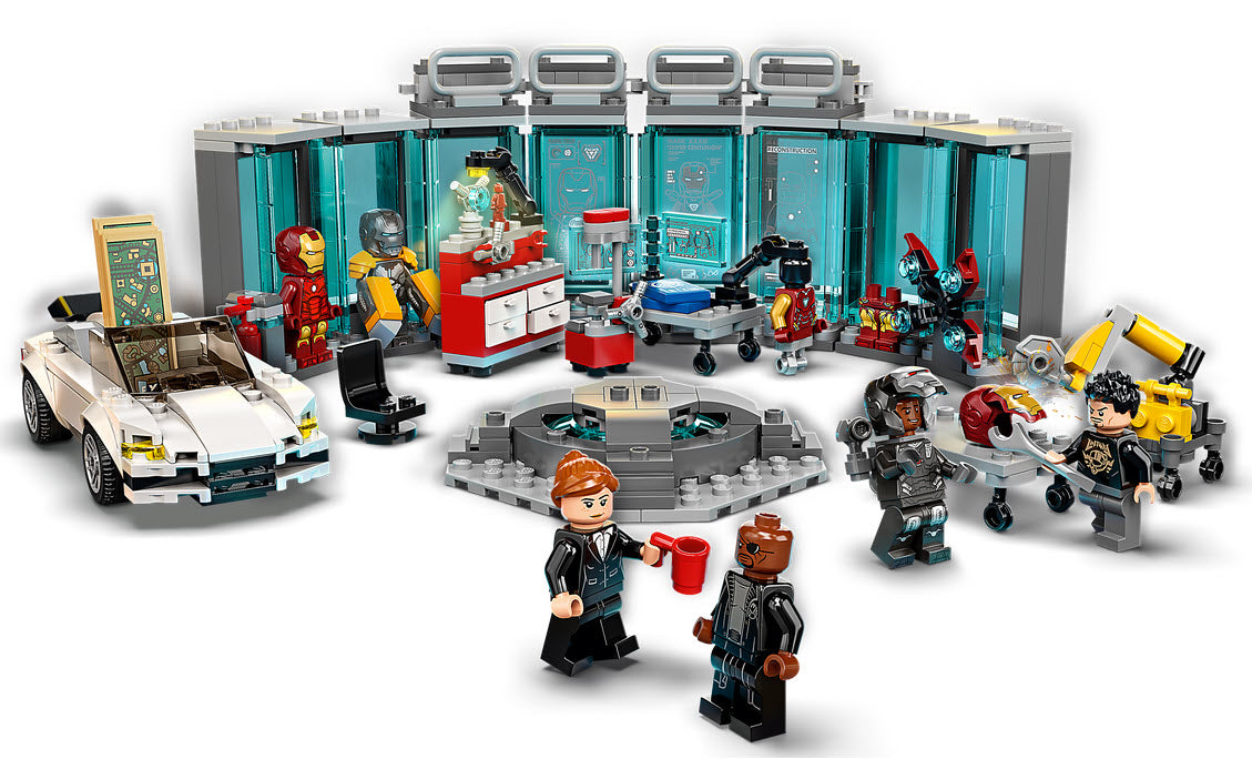Detail 1: LEGO Super Heroes 76216 Iron Mans Werkstatt