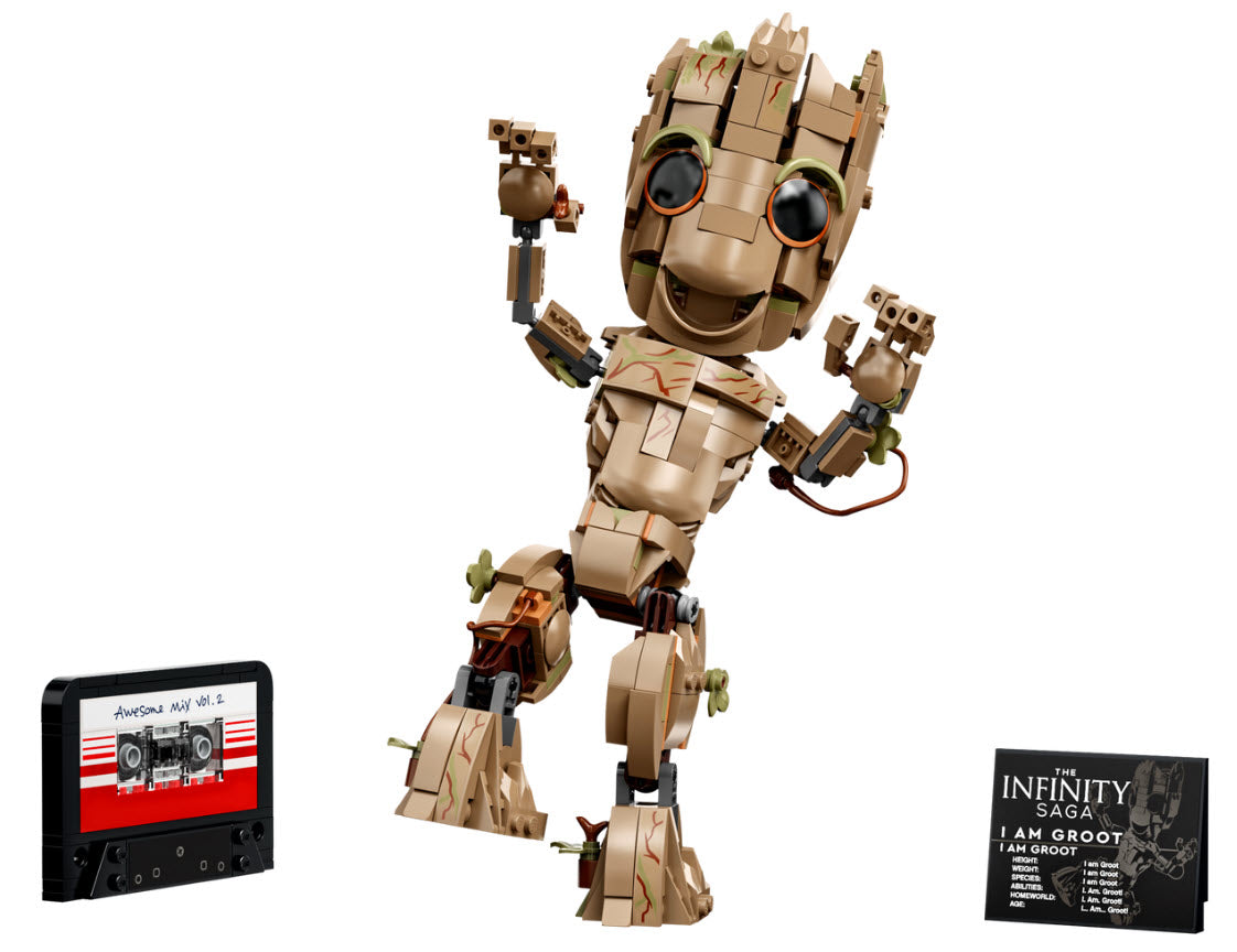 Inhalt: LEGO Super Heroes 76217 Ich bin Groot