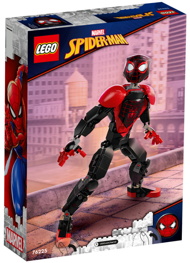 Box Rückseite: LEGO Super Heroes 76225 Miles Morales Figur