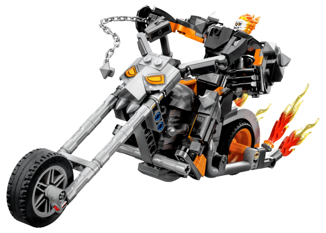 Inhalt: LEGO Super Heroes 76245 Ghost Rider mit Mech & Bike