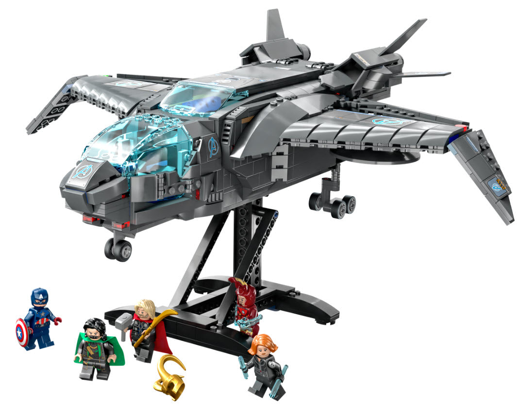 Inhalt: LEGO Super Heroes 76248 Der Quinjet der Avengers