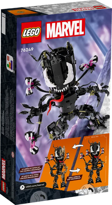 Box Rückansicht: LEGO Super Heroes 76249 Venomized Groot
