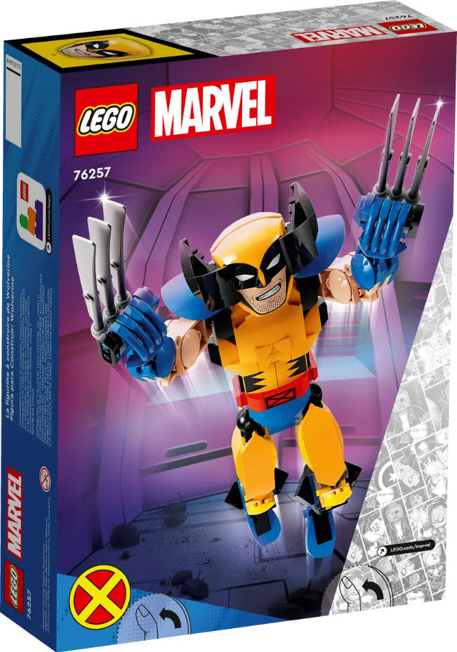 Box Rückansicht: LEGO Super Heroes 76257 Wolverine Baufigur