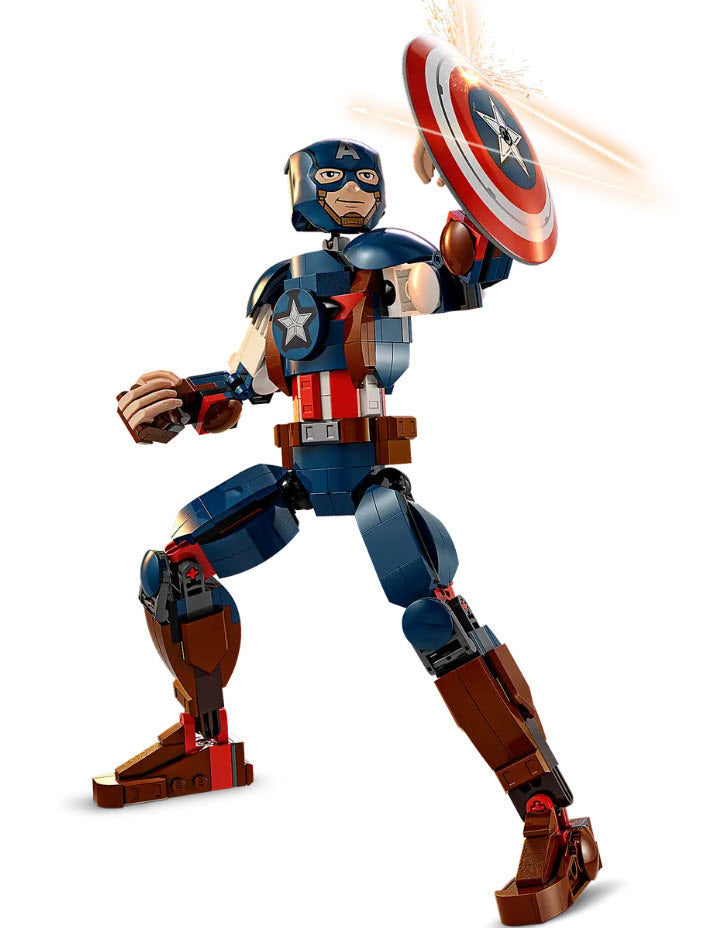 Inhalt: LEGO Super Heroes 76258 Captain America Baufigur