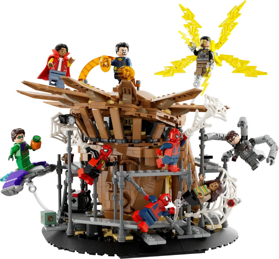 Inhalt: LEGO Super Heroes 76261 Spider-Mans großer Showdown