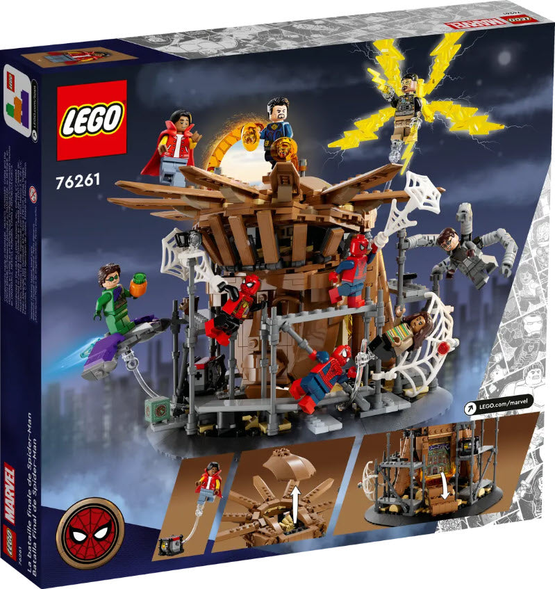 Box Rückansicht: LEGO Super Heroes 76261 Spider-Mans großer Showdown