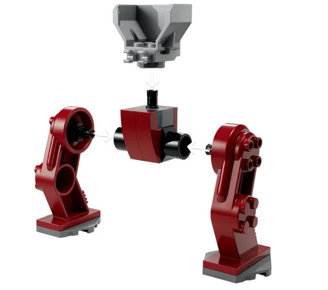 Detail 2: LEGO Super Heroes 76263 Iron Man Hulkbuster vs. Thanos 