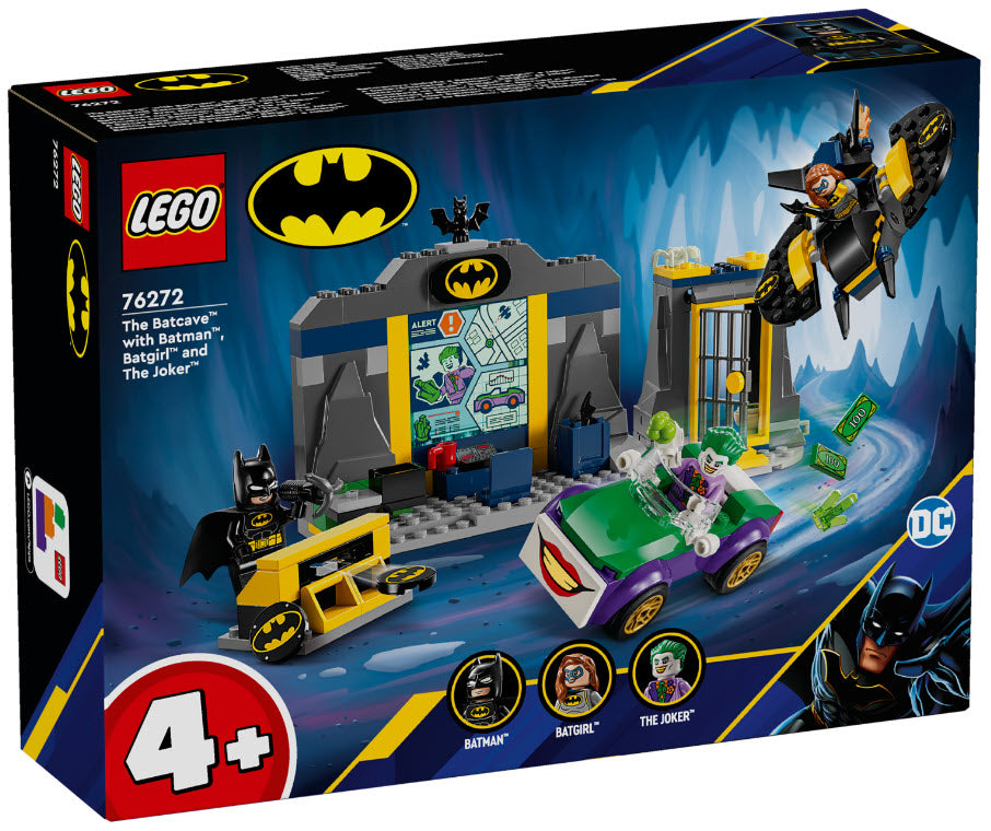 LEGO Super Heroes 76272 Bathöhle mit Batman, Batgirl und Joker