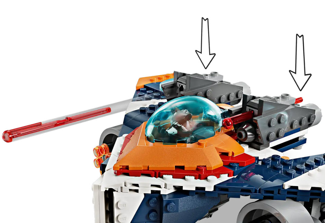 Minifiguren: LEGO Super Heroes 76278 Rockets Raumschiff vs. Ronan