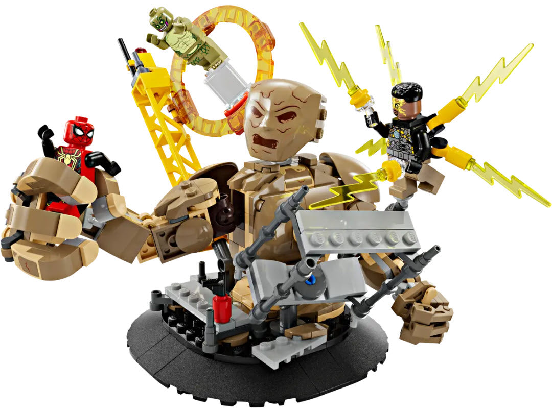 Inhalt: LEGO Super Heroes 76280 Spider-Man vs. Sandman: Showdown