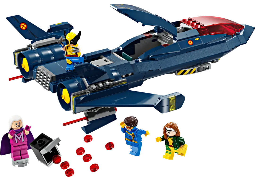 Inhalt: LEGO Super Heroes 76281 X-Jet der X-Men