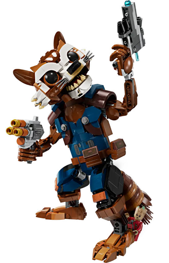 Inhalt: LEGO Super Heroes 76282 Rocket & Baby Groot