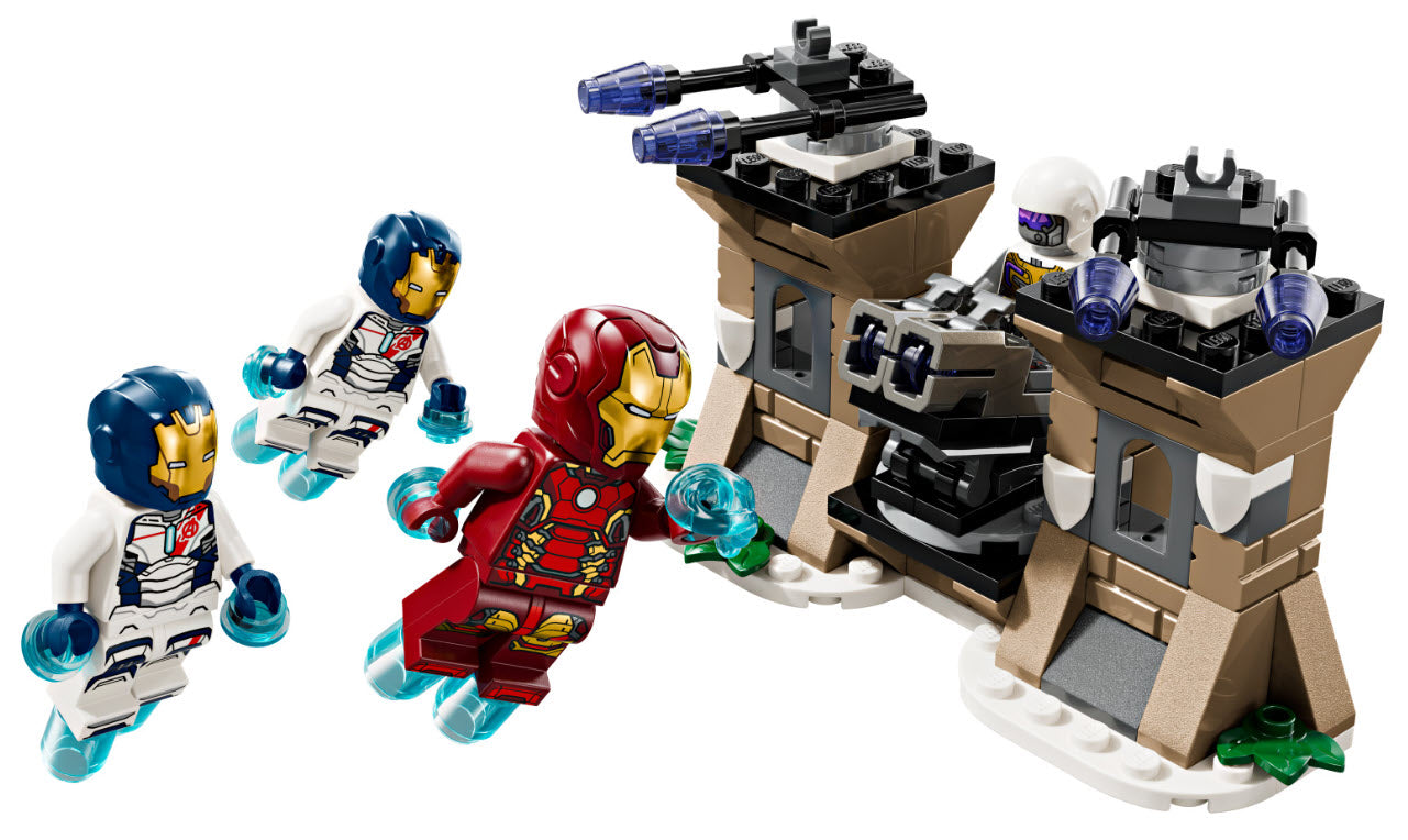 Inhalt: LEGO Super Heroes 76288 Iron Man & Iron Legion vs. HYDRA-Soldat