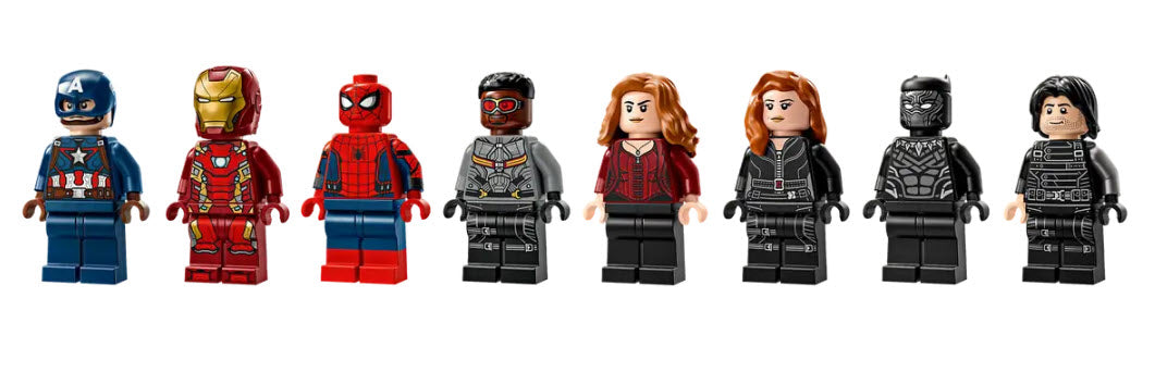 Minifiguren: LEGO Super Heroes 76314 Captain America: Civil War Actionduell
