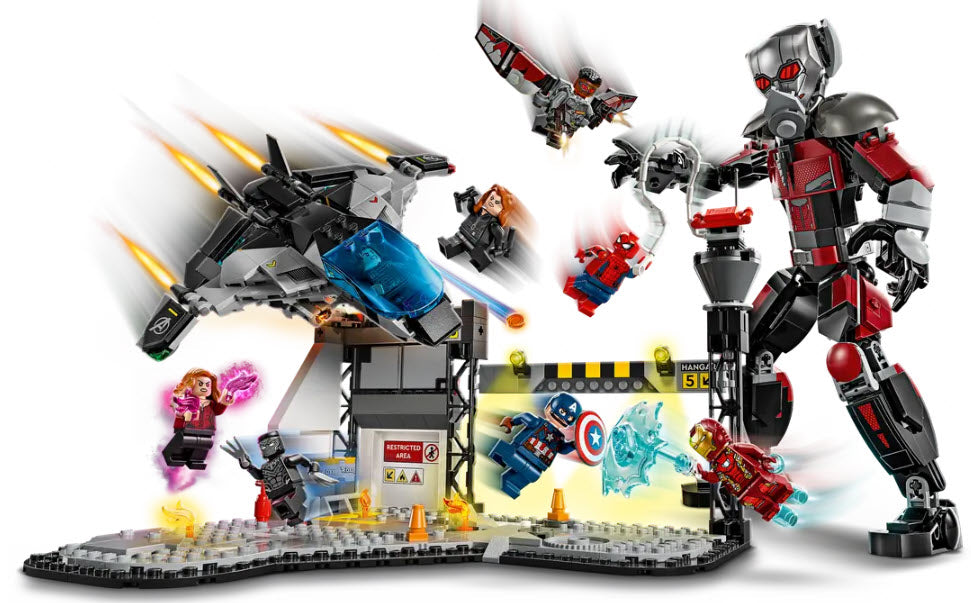 Detail 1: LEGO Super Heroes 76314 Captain America: Civil War Actionduell