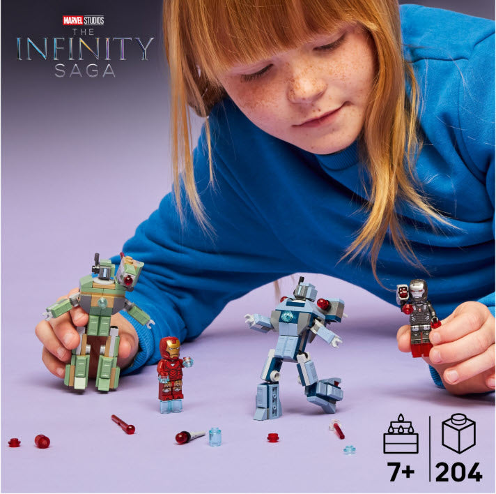 Detail 2: LEGO Super Heroes 76320 Iron Man & War Machine vs. Hammer-Drohnen