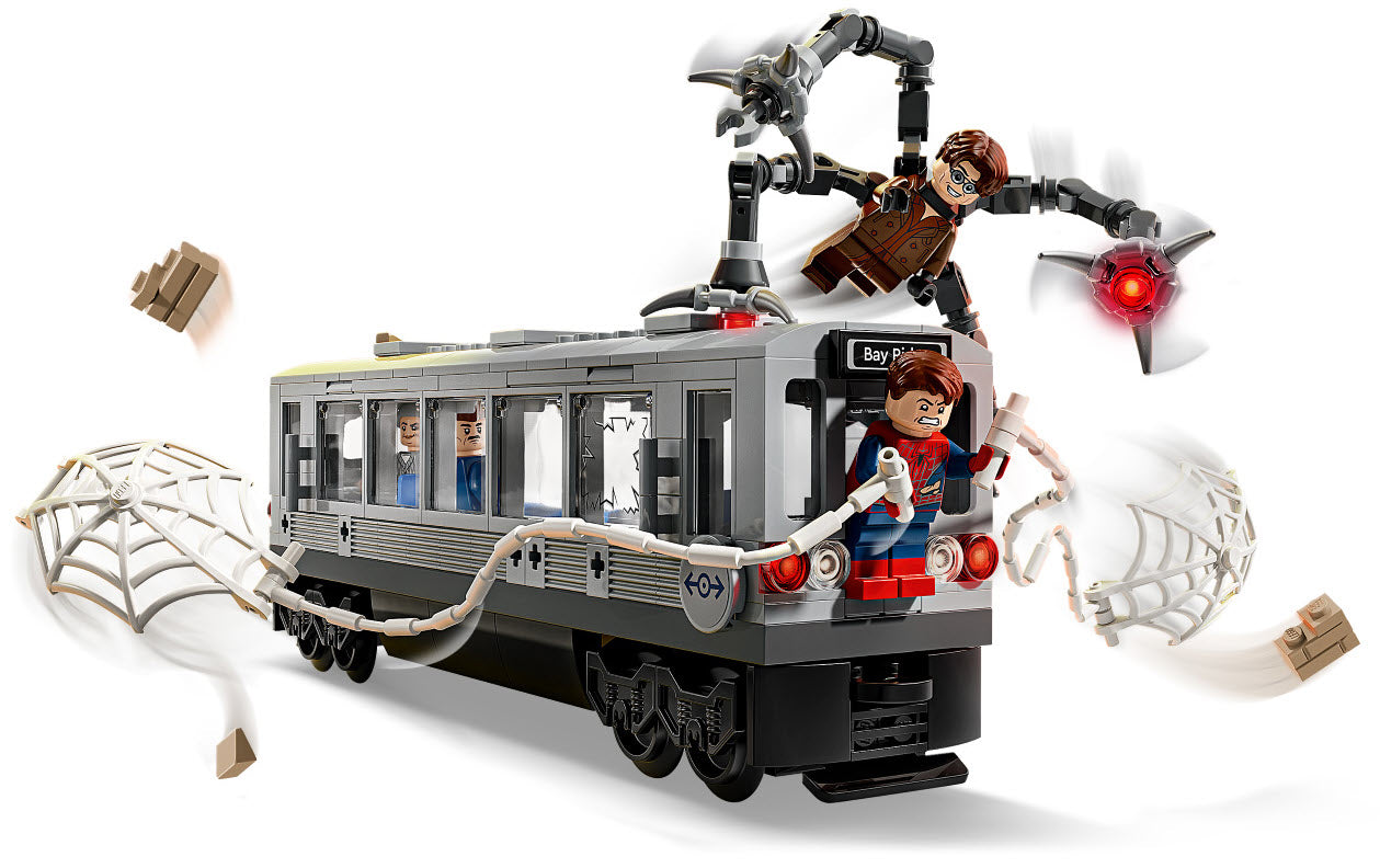 Detail 1: LEGO Super Heroes 76321 Spider-Man vs. Doc Ock: Showdown in der U-Bahn