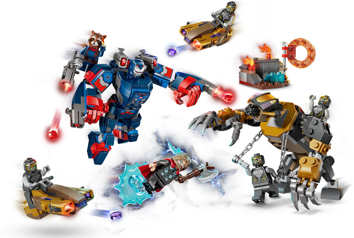 Detail 1: LEGO Super Heroes 76322 Avengers: Endgame Thor vs. Chitauri