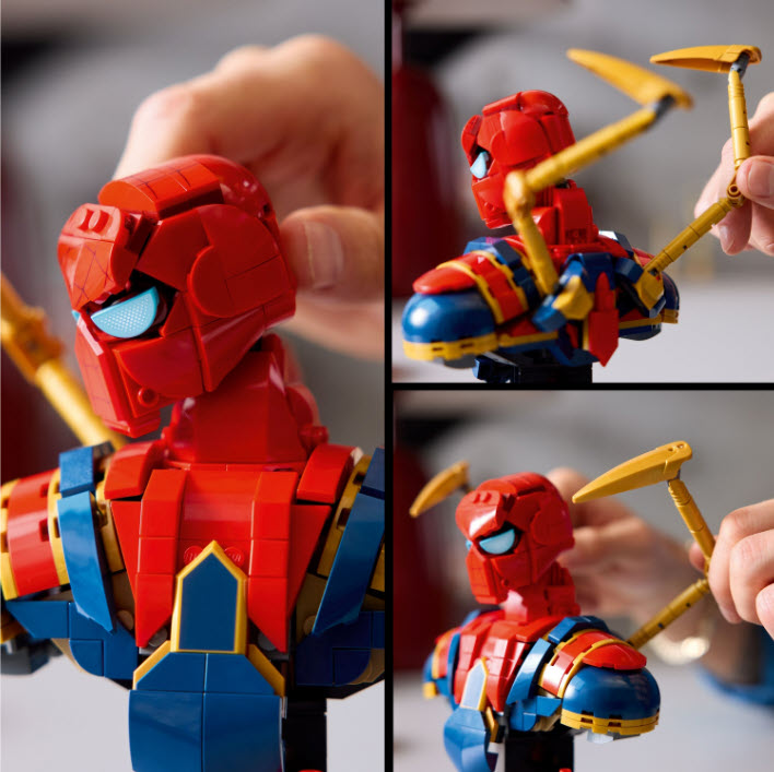 Detail 1: LEGO Super Heroes 76326 Iron Spider-Man Büste