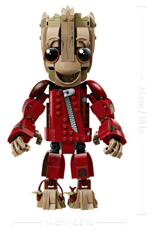 Minifiguren: LEGO Super Heroes 76341 Groot im Ravager-Outfit