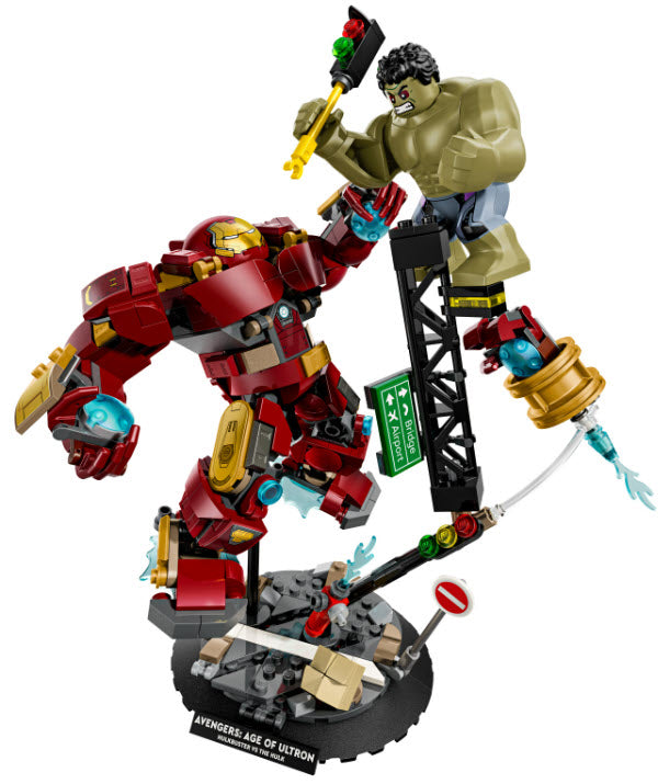 Inhalt: LEGO Super Heroes 76343 Duell der Giganten: Hulkbuster vs. Hulk