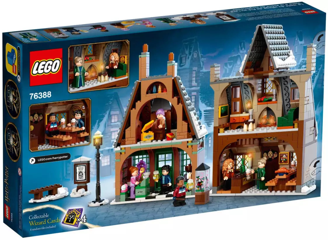 Box Rückansicht: LEGO Harry Potter 76388 Besuch in Hogsmeade