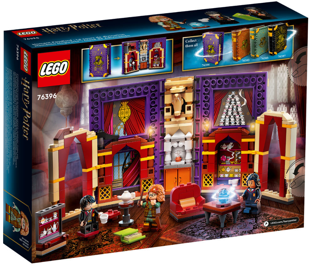 Box Rückansicht: LEGO Harry Potter 76396 Hogwarts Moment: Wahrsageunterricht