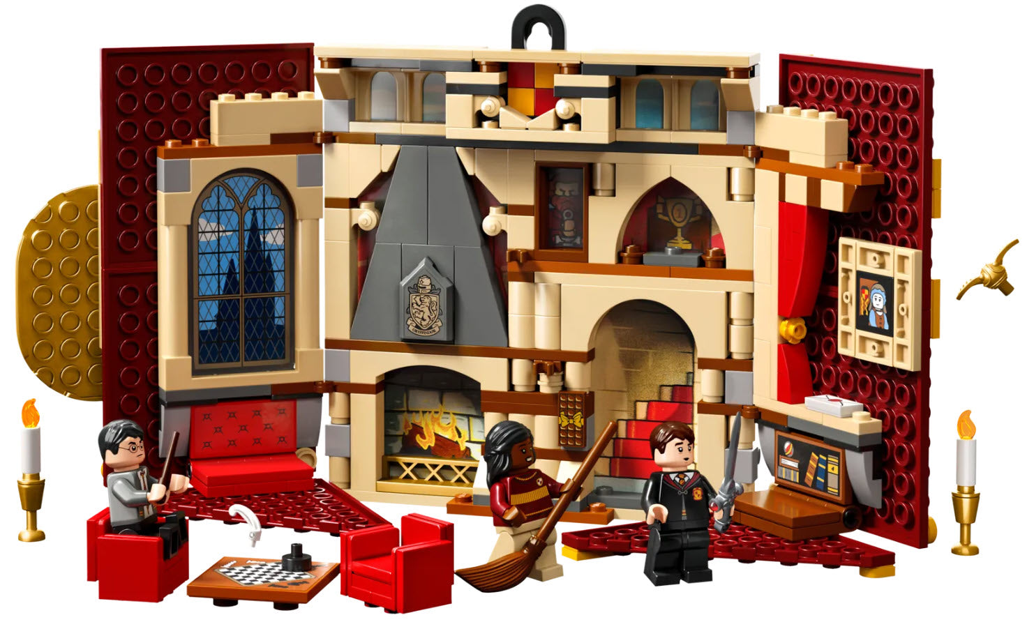 Inhalt: LEGO Harry Potter 76409 Hausbanner Gryffindor