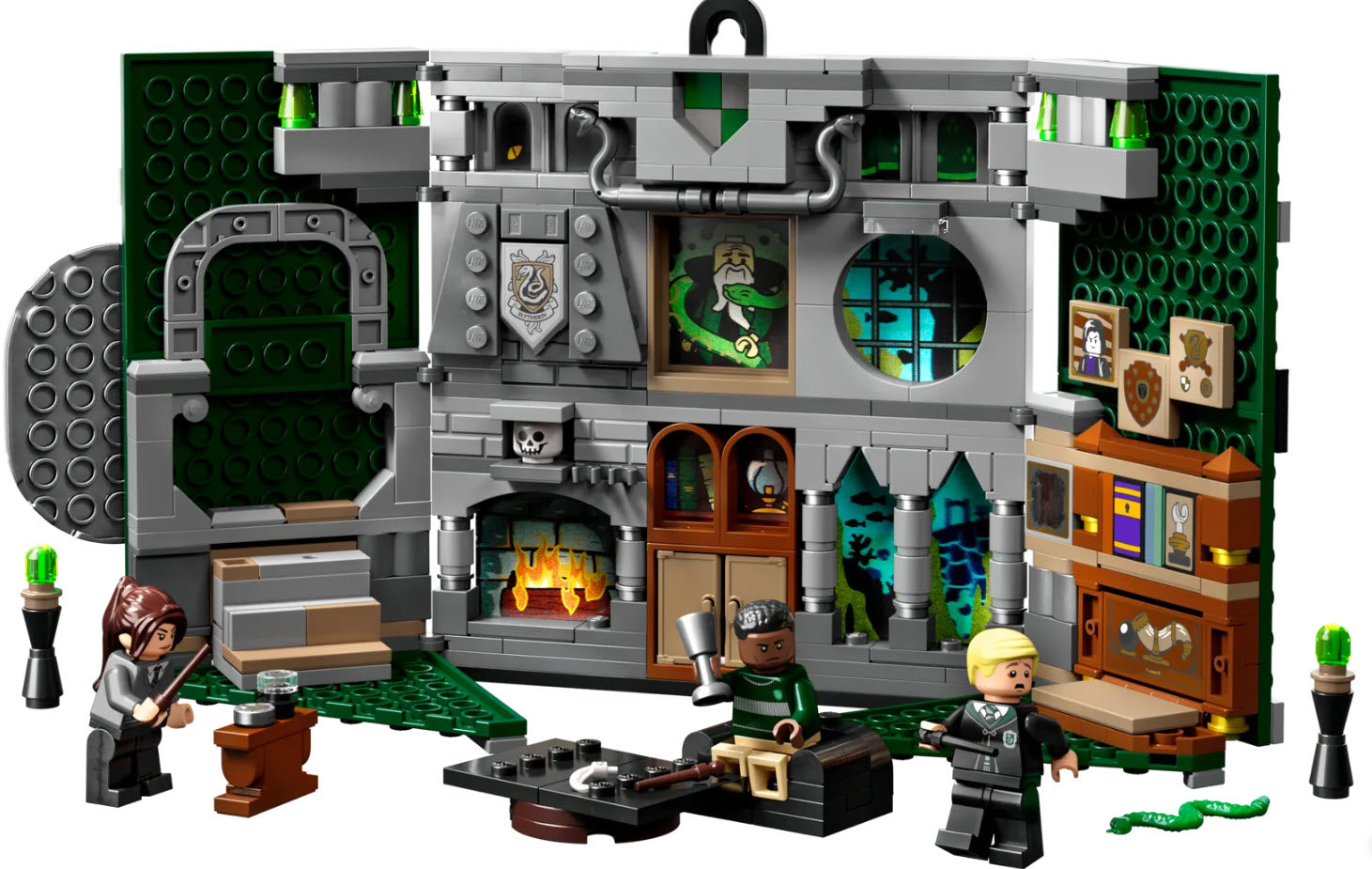 Inhalt: LEGO Harry Potter 76410 Hausbanner Slytherin