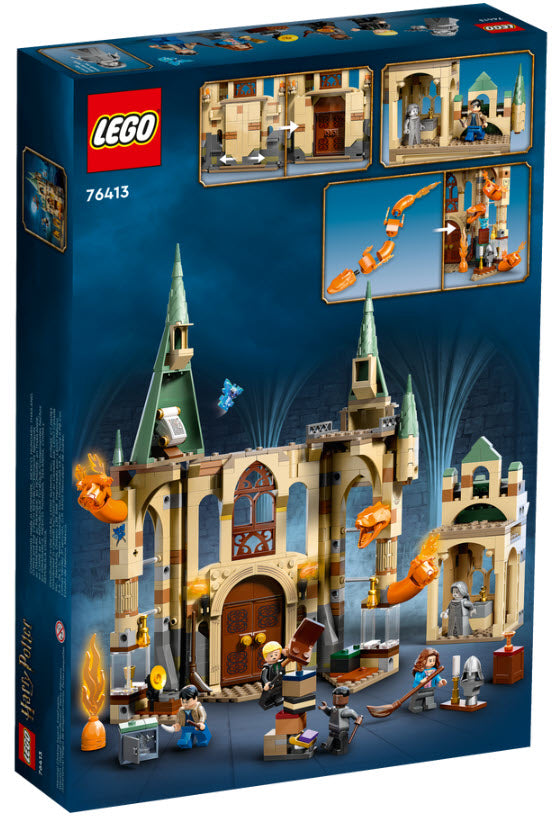 Box Rückseite: LEGO Harry Potter 76413 Hogwarts: Raum der Wünsche