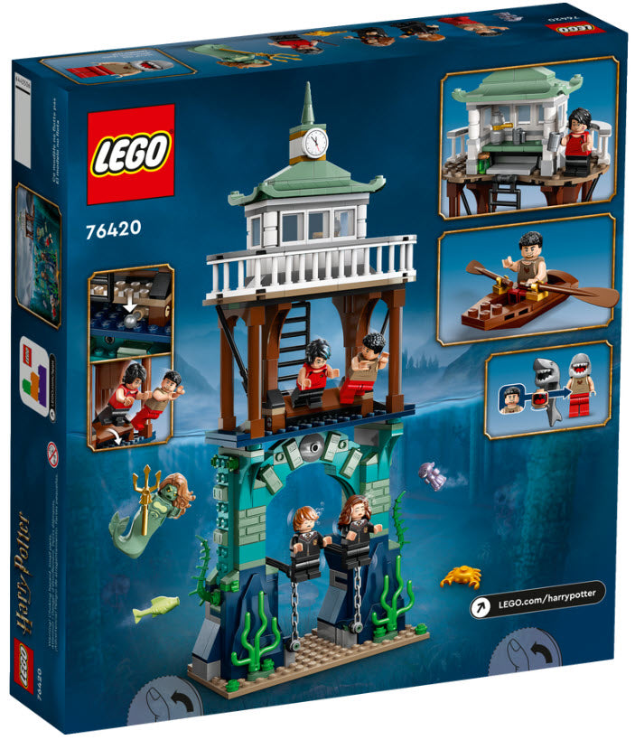 Box Rückseite: LEGO Harry Potter 76420 Trimagisches Turnier: Der Schwarze See