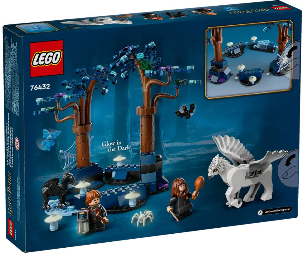 Box Rückansicht: LEGO Harry Potter 76432 Der verbotene Wald: Magische Wesen