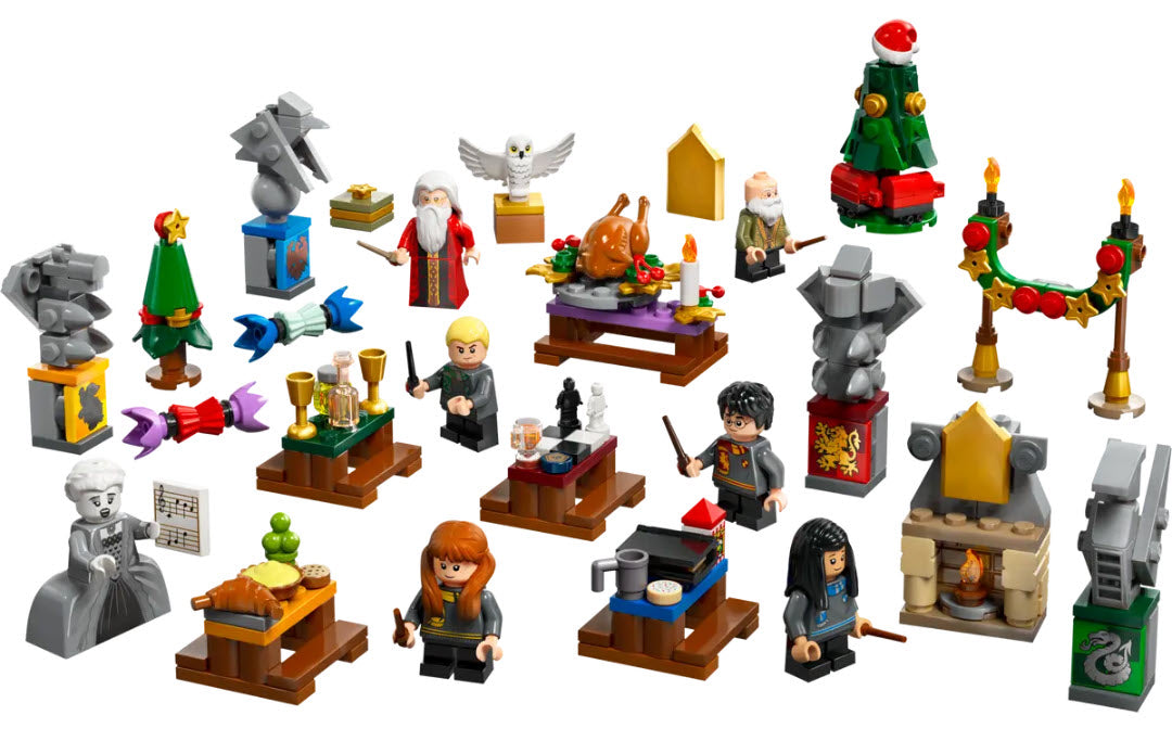 Inhalt: LEGO Harry Potter 76438 Adventskalender 2024