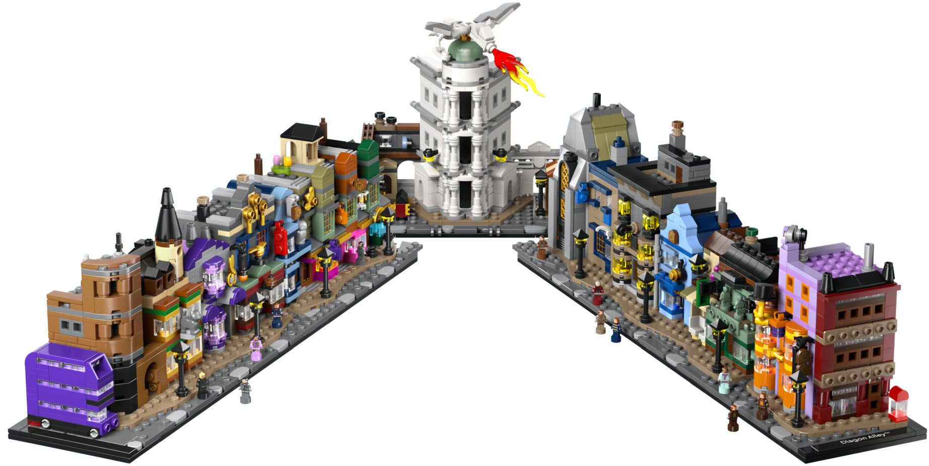 Inhalt: LEGO Harry Potter 76444 Die Zauberläden der Winkelgasse